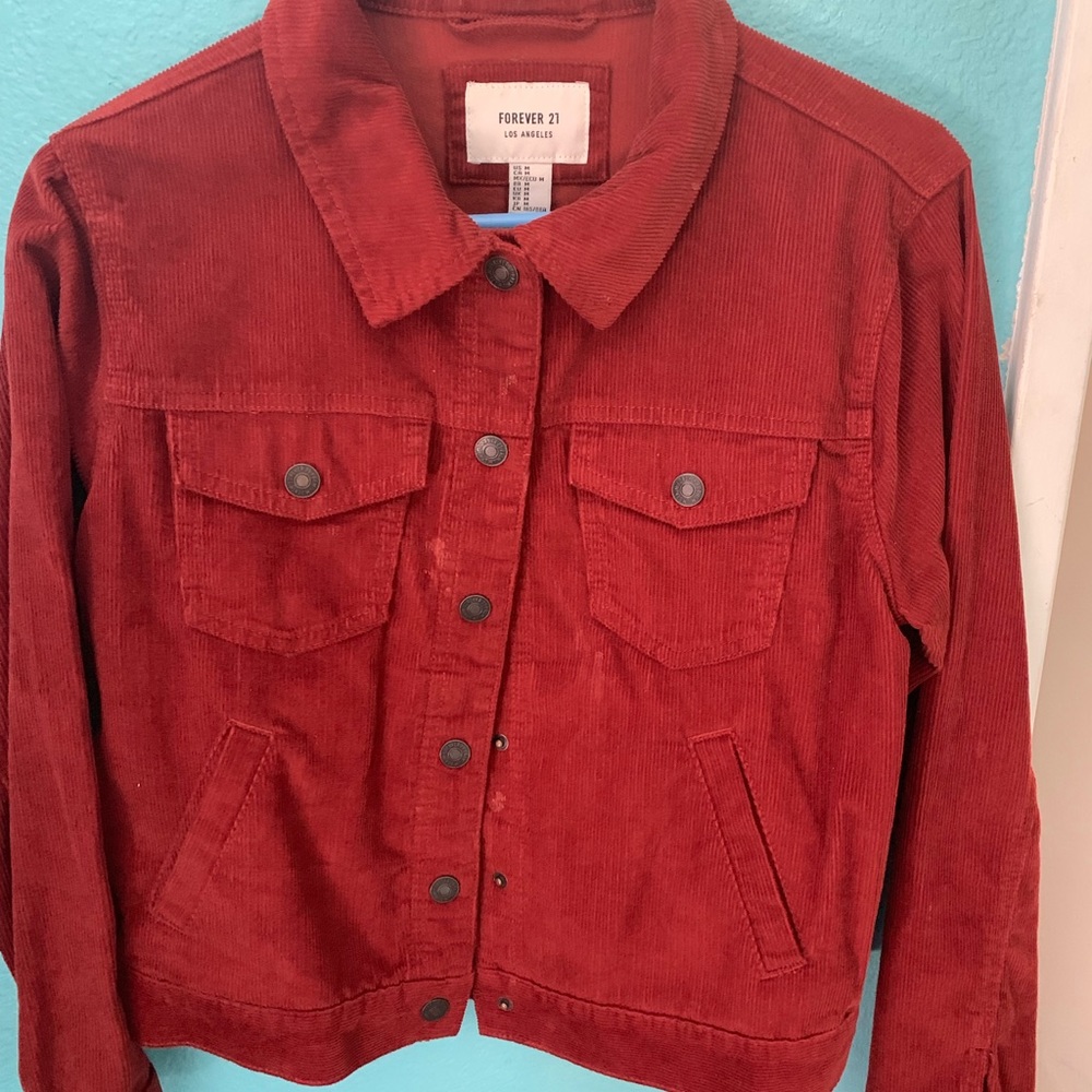 FOREVER 21 velvet jacket